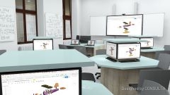 Vizualizace multifunkční počítačové učebny