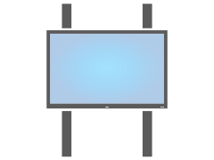 Sestava LCD na pylonech