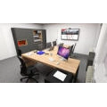 3D vizualizace kanceláře pana ředitele