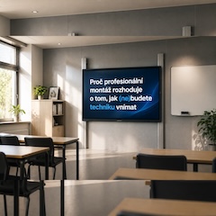Proč profesionální montáž rozhoduje o tom, jak (ne)budete techniku vnímat