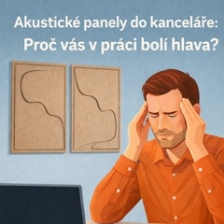 Akustické panely (nejen) do kanceláře: Proč vás v práci bolí hlava a jak získat ticho se vkusem?
