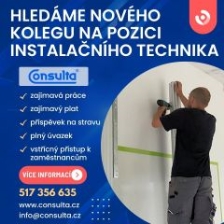 Hledáme nového kolegu na pozici instalačního technika