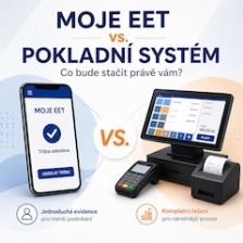 Bezplatná aplikace MOJE EET, nebo vlastní pokladní systém? Jak poznat, co vám bude stačit