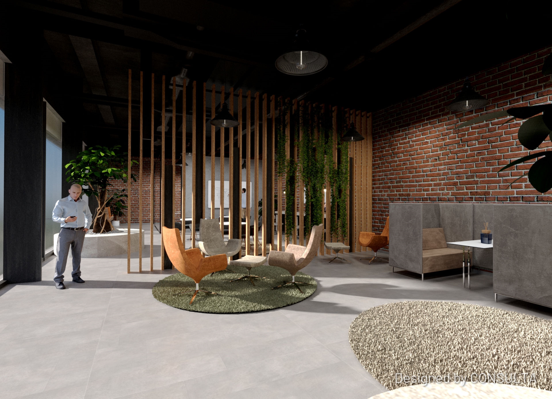 Firemní coworkingový prostor