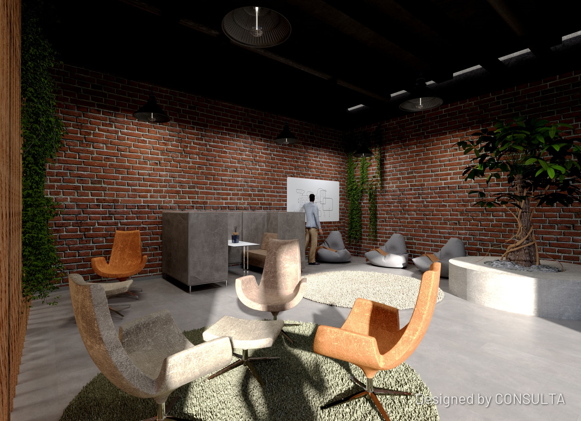 Firemní coworkingový prostor