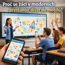 Proč se žáci v moderních učebnách přestanou dívat do mobilů?
