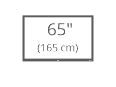 LCD s úhlopříčkou 65