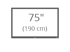 LCD s úhlopříčkou 75