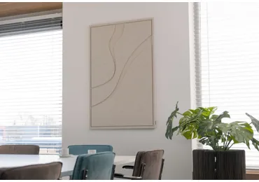 Akustický panel FLOW Large - Acoustic art - Béžový