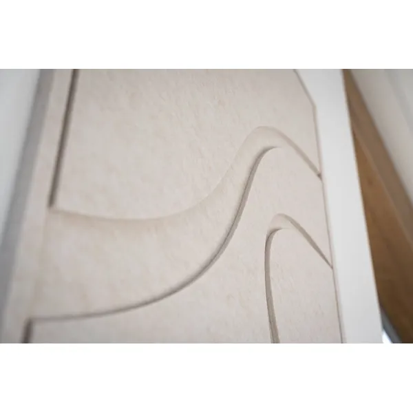 Akustický panel FLOW Large - Acoustic art - Béžový