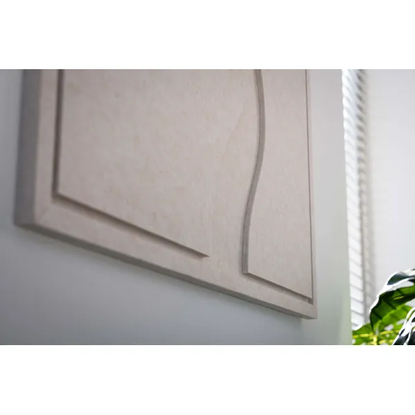 Akustický panel FLOW Large - Acoustic art - Béžový