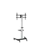 ALU pojízdný stojan Brateck FS44-46TW pro TV 37"-86" 50kg police