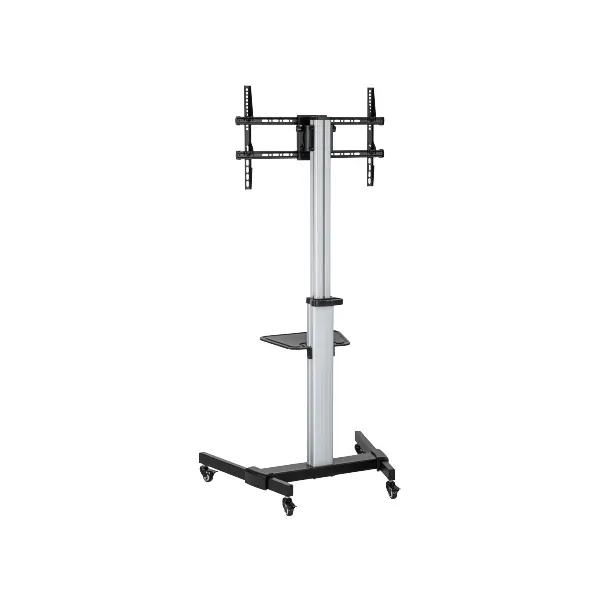 ALU pojízdný stojan Brateck FS44-46TW pro TV 37"-86" 50kg police