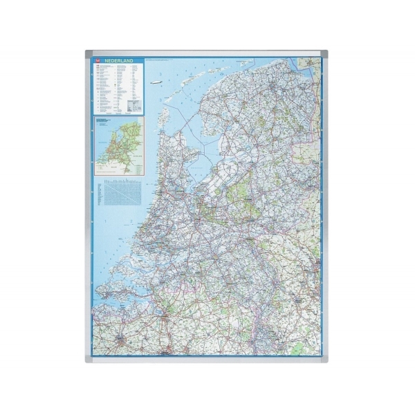 Automapa Holandska 130x101 cm, PROFESSIONAL