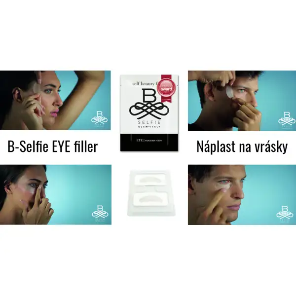B-Selfie EYE - náplast pro vyplnění vrásek očního okolí - 1 ks (2 náplasti)