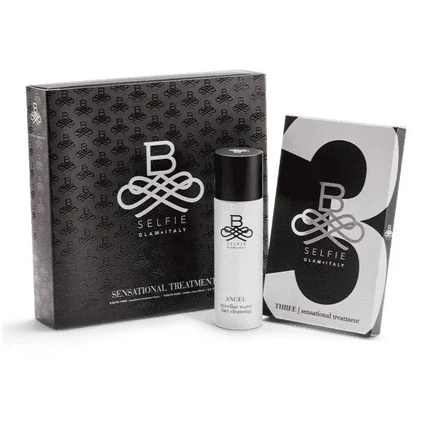 B-Selfie SENSATIONAL TREATMENT: Dárková sada THREE + Angel - 5 ks + 200 ml