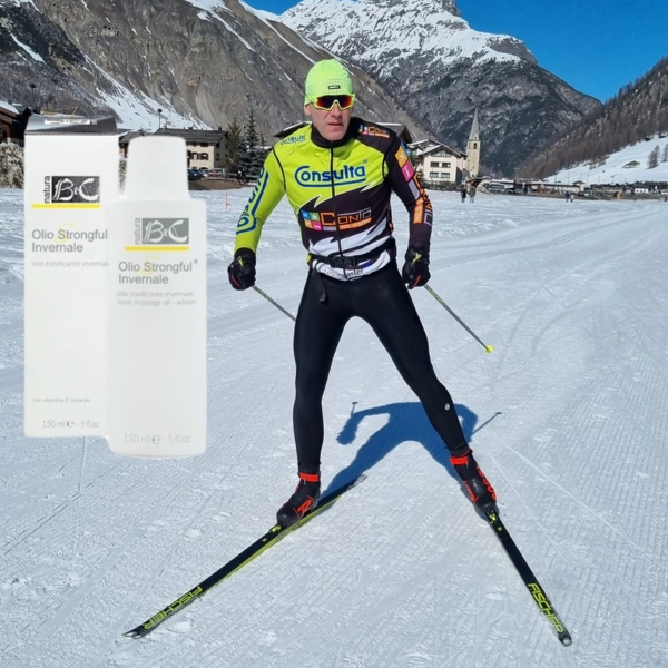BeC Natura Strongful Invernale - Dermotonizující masážní olej doporučení pro ty, kteří dělají zimní sporty - 150 ml