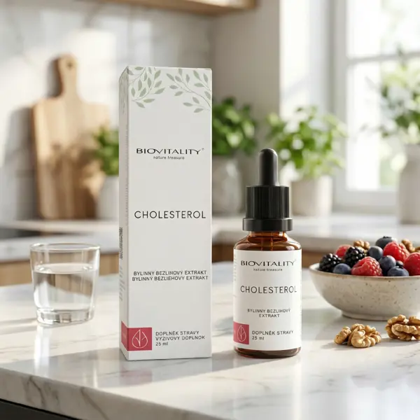 Biovitality Cholesterol bezlihová tinktura - kapky 25 ml