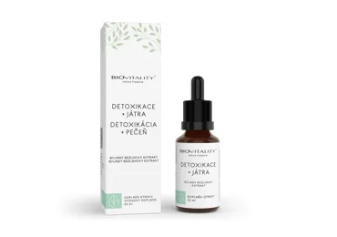 Biovitality Detoxikace + játra bezlihová tinktura - kapky 25 ml