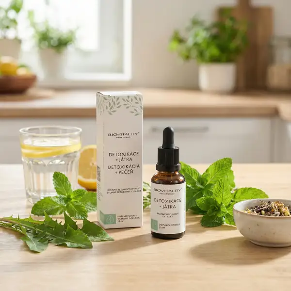 Biovitality Detoxikace + játra bezlihová tinktura - kapky 25 ml