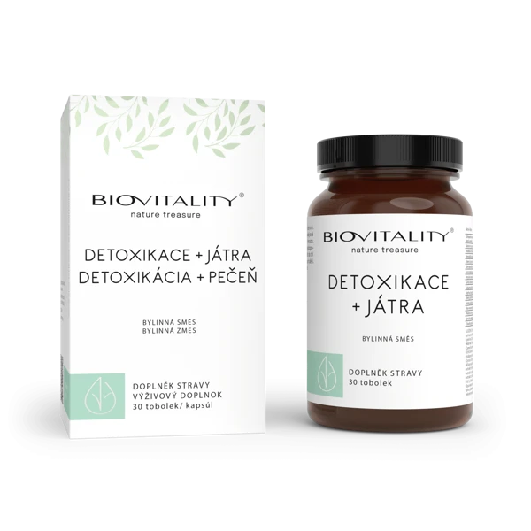 Biovitality Detoxikace + játra - tobolky 30 ks