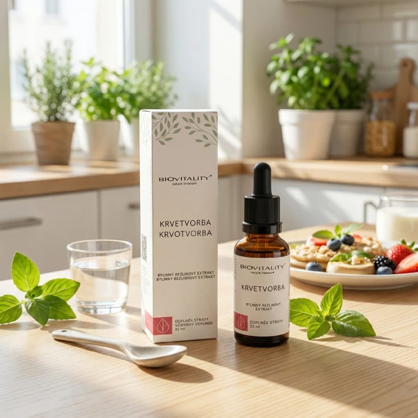 Biovitality Krvetvorba bezlihová tinktura - kapky 25 ml