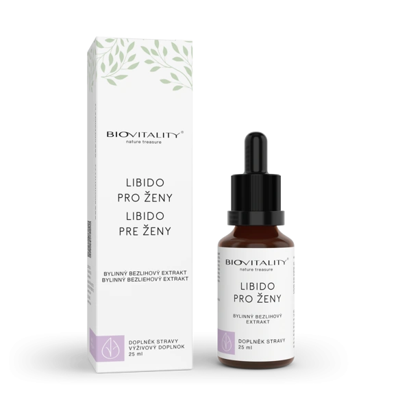 Biovitality Libido pro ženy bezlihová tinktura - kapky 25 ml