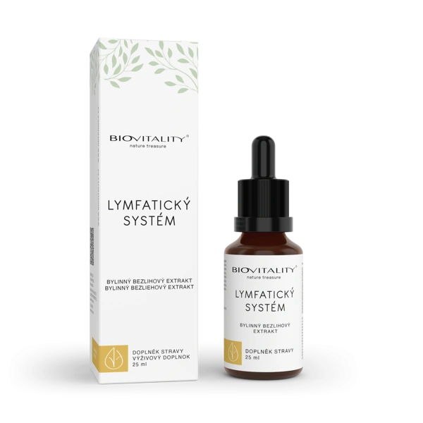 Biovitality Lymfatický systém bezlihová tinktura - kapky 25 ml