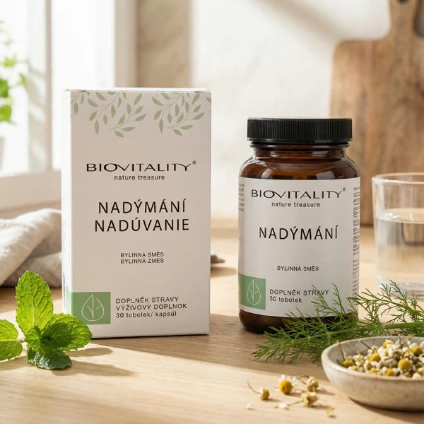 Biovitality Nadýmání - tobolky 30 ks