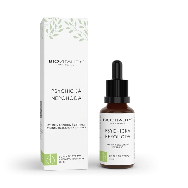 Biovitality Psychická nepohoda bezlihová tinktura - kapky 25 ml