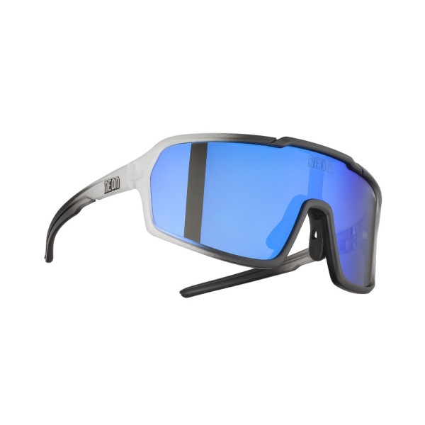 Brýle ARIZONA, rámeček CRYSTAL BLACK MAT, skla MIRROR BLUE CAT 3