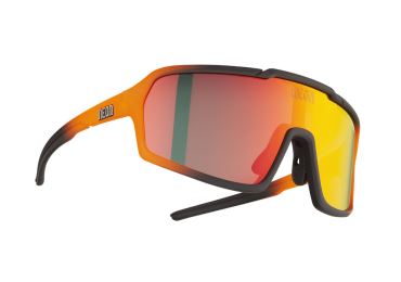Brýle ARIZONA, rámeček CRYSTAL ORANGE BLACK MAT, skla MIRROR RED CAT 3