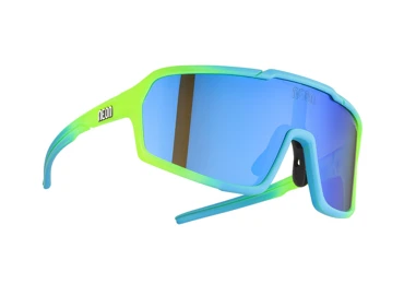 Brýle ARIZONA, rámeček CRYSTAL YELLOW - CYAN MAT, skla MIRROR BLUE CAT 3