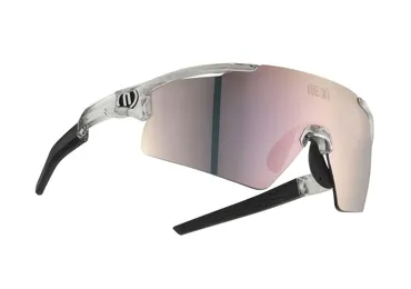 Brýle NOVA, rámeček CRYSTAL SHINY, skla MIRROR LIGHT PINK CAT 3