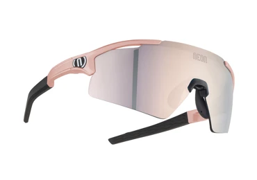 Brýle NOVA, rámeček LIGHT PINK, skla MIRROR LIGHT PINK CAT 3, velikost M/L