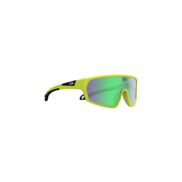 Brýle RAPTOR, rámeček YELLOW FLUO, skla MIRROR GREEN CAT 3