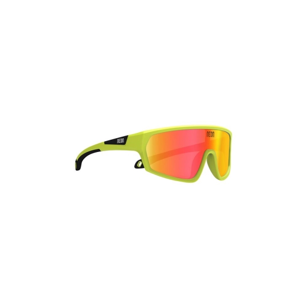 Brýle RAPTOR, rámeček YELLOW FLUO, skla MIRROR RED CAT 3