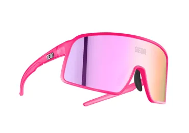 Brýle STRATUS, rámeček PINK FLUO, skla MIRROR VIOLET CAT 3, velikost S