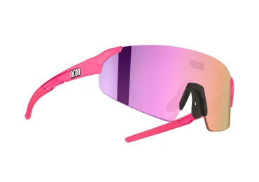 Brýle SUPERFLY, rámeček PINK FLUO, skla MIRROR VIOLET CAT 3, velikost S