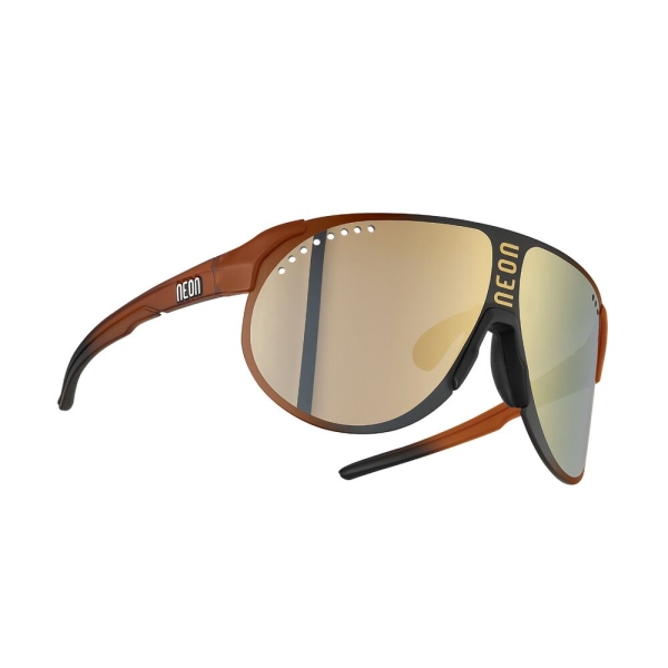 Brýle TITAN, rámeček CRYSTAL CARAMEL/BLACK MATT, skla MIRROR BRONZE CAT 3