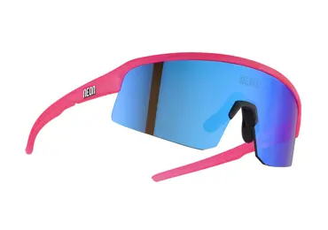 Brýle VIPER, rámeček CRYSTAL PINK FLUO, skla MIRROR BLUE CAT 3, velikost S