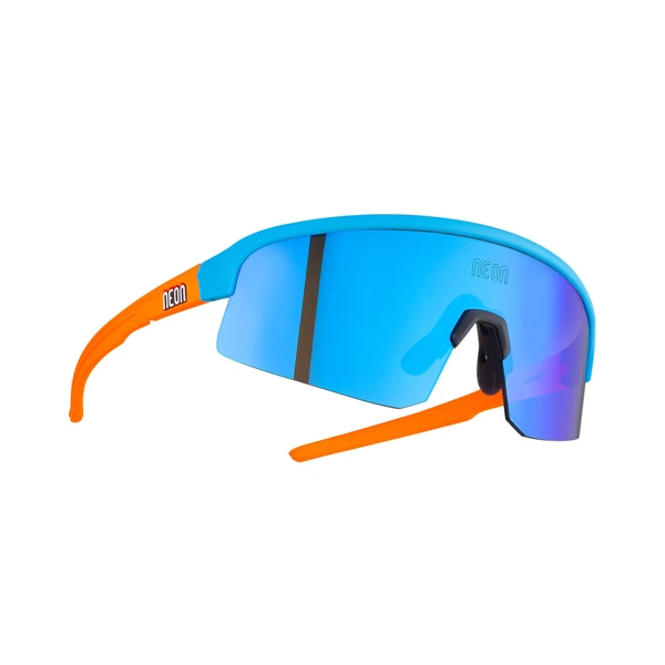 Brýle VIPER, rámeček CYAN ORANGE, skla MIRROR BLUE CAT 3, velikost XS