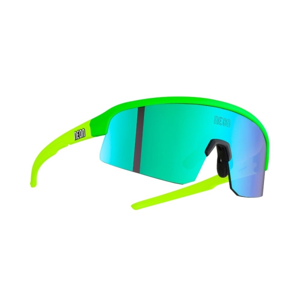 Brýle VIPER, rámeček GREEN YELLOW, skla MIRROR GREEN CAT 3