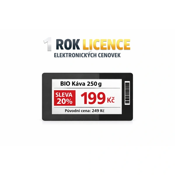 Cenovky licence 1 rok