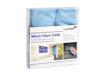 Čistící mikrovláknová utěrka 40x40 cm na tabule, balení 2 ks