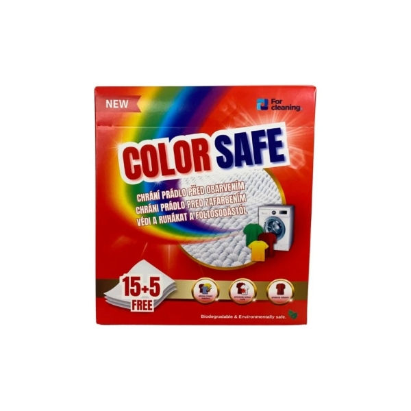 COLOR SAFE Ubrousky na praní, 20 ks