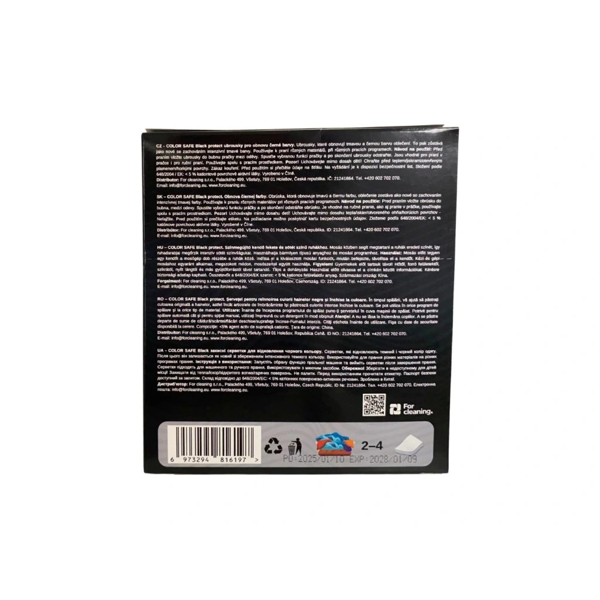 COLOR SAFE Ubrousky na praní,
Black protect, 20 ks COLOR SAFE Ubrousky na praní,
Black protect, 20 ks