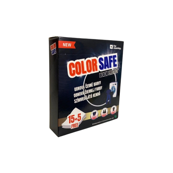 COLOR SAFE Ubrousky na praní,
Black protect, 20 ks COLOR SAFE Ubrousky na praní,
Black protect, 20 ks