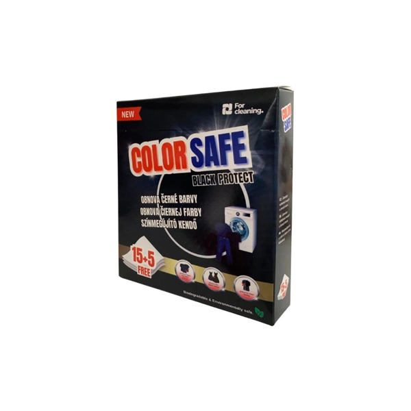 COLOR SAFE Ubrousky na praní,
Black protect, 20 ks COLOR SAFE Ubrousky na praní,
Black protect, 20 ks