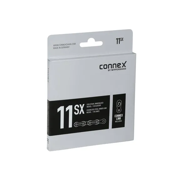 CONNEX řetěz 11sX pro 11-kolo - stříbrný